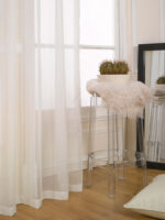 Stripe flame retardant sheer 1