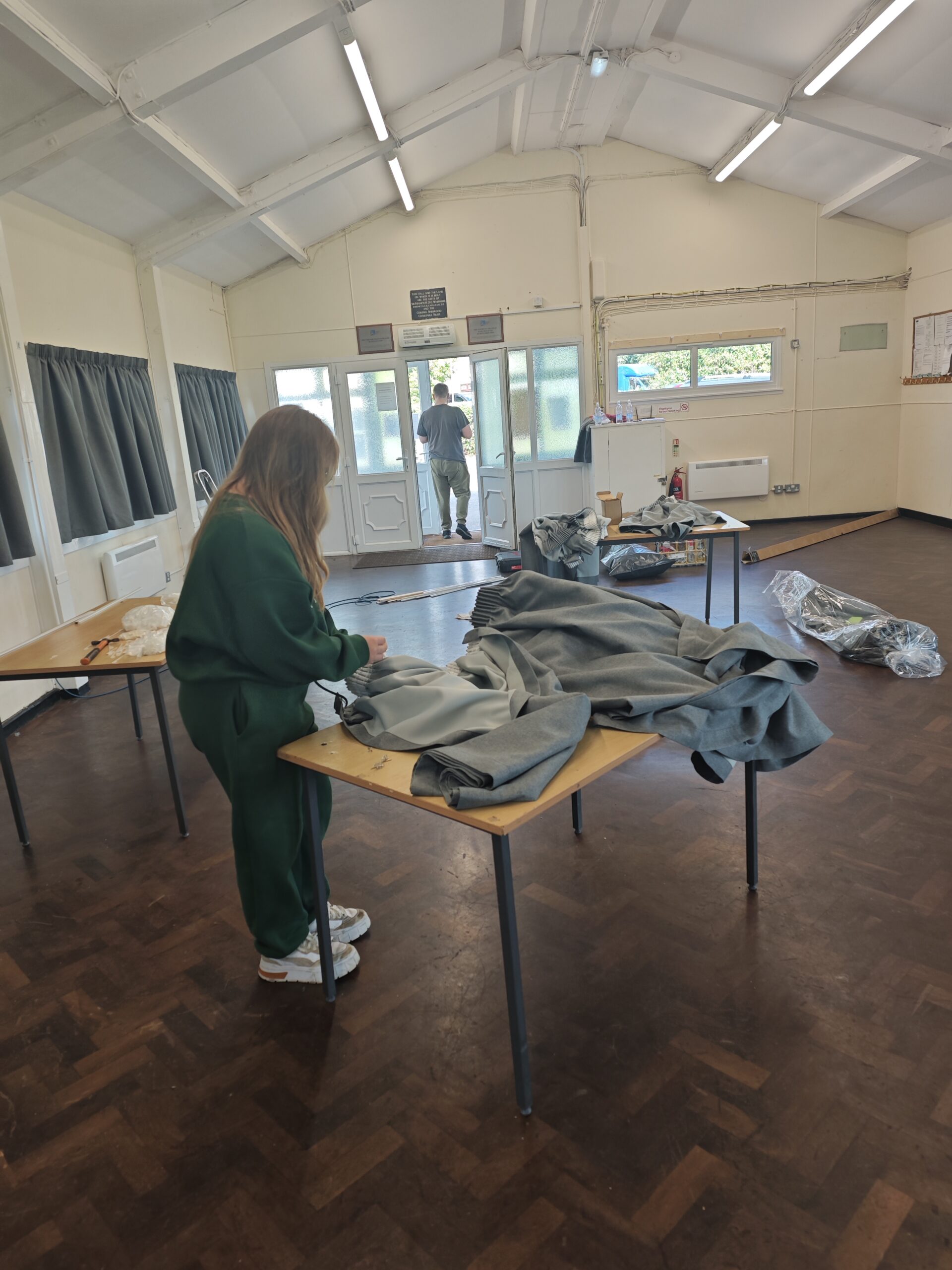 inherent flame retardant contract curtains for community North Stifford Hall supplied by Design JR  scaled
