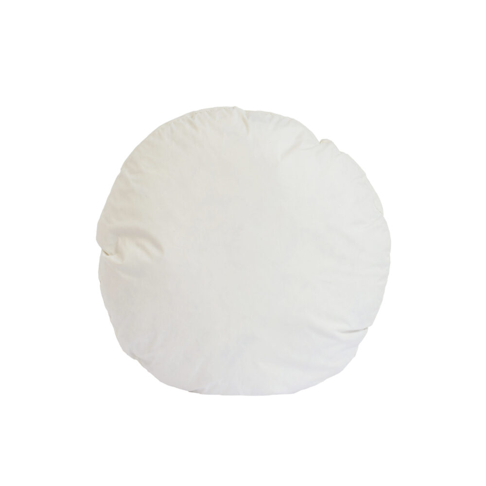 Feather Filled Round Cushion face scaled