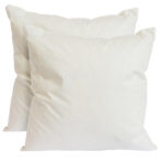 Feather Filled Square Cushion 66x66 Front x2 scaled