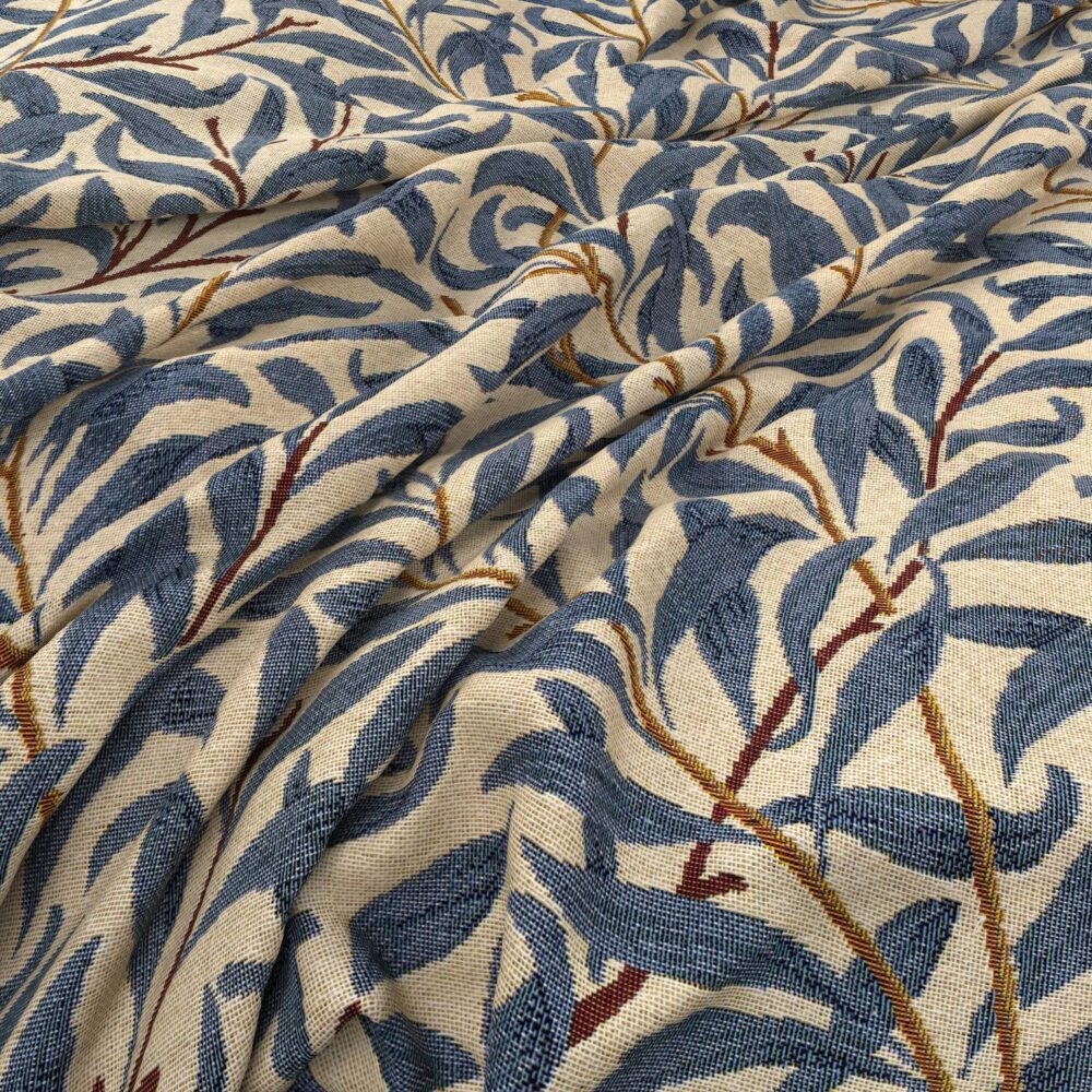 Willow Tapestry Cobalt Wave Shot