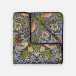 avery tapestry cobalt bed runner