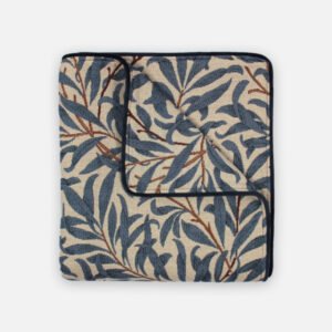willow tapestry cobalt bed runner