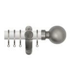 Renaissance Accents 35mm 50mm Chalk White Luxury Pole Titanium Ball