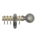 Renaissance Accents 35mm 50mm Cotton Cream Luxury Pole Titanium Ball